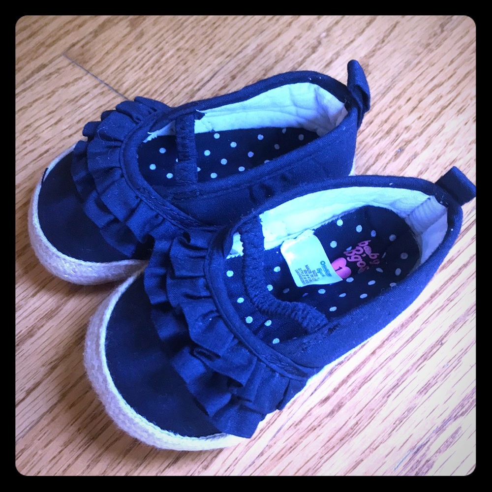 Adorable Navy baby girl shoes